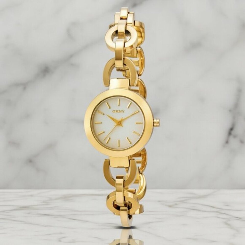 DKNY Gold Link Bracelet Watch